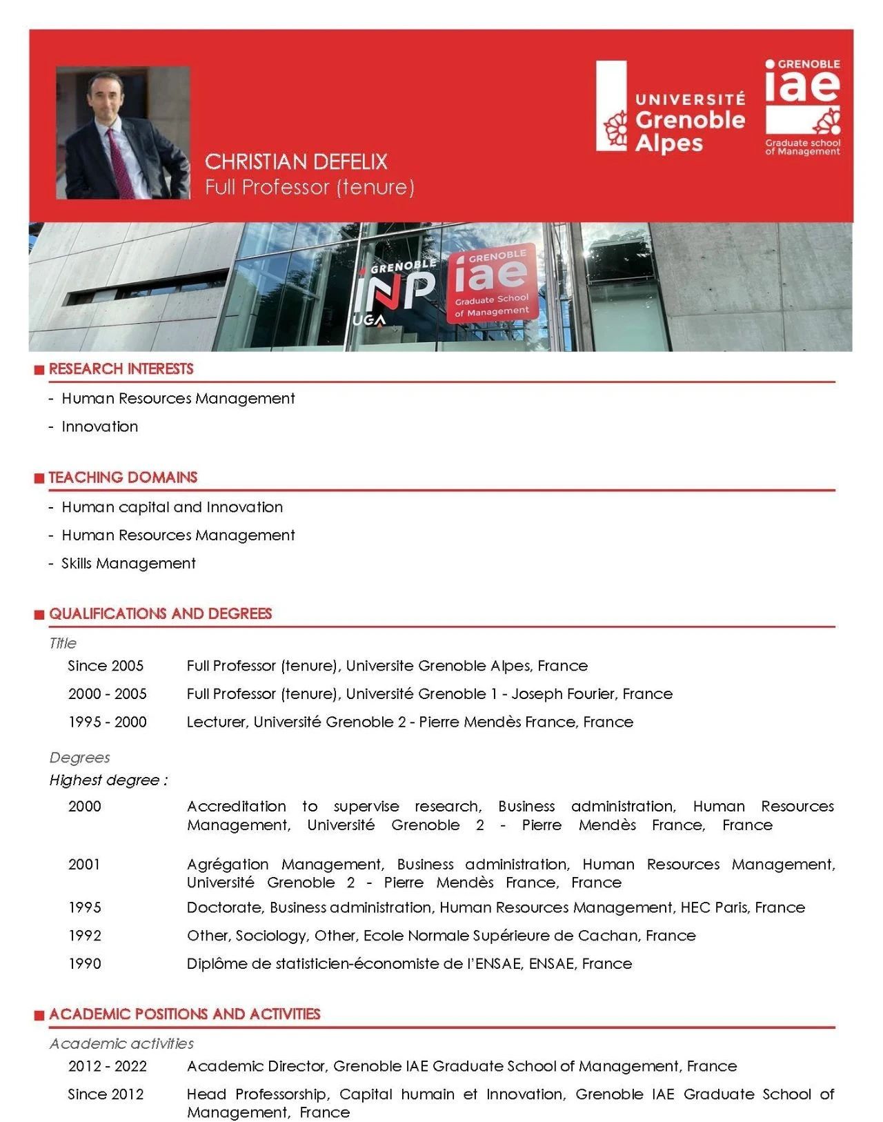 3月7-9日格勒諾布爾大學DBA課程預告