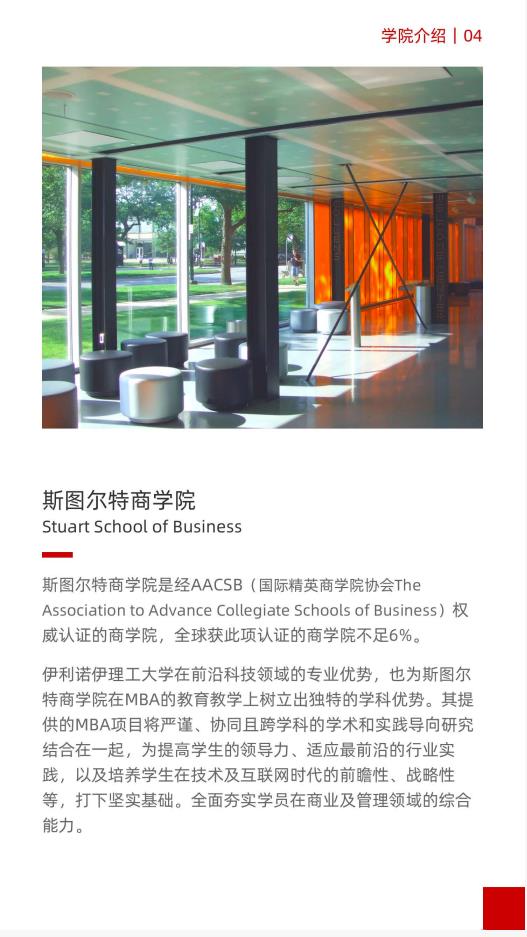 美國伊利諾伊理工大學工商管理碩士IIT MBA簡章